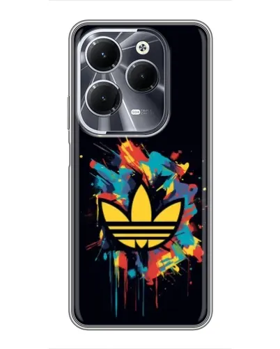 Чехол для Infinix Hot 40 с картинкой «Adidas Splash»