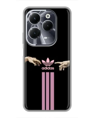 Чехол для Infinix Hot 40 с картинкой «Adidas Hands»