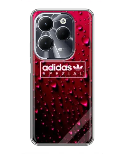 Чехол для Infinix Hot 40 с картинкой «Adidas Gold Marble»