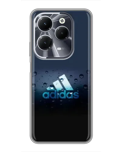 Чехол для Infinix Hot 40 с картинкой «Adidas Water Drops»