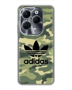 Чехол для Infinix Hot 40 с картинкой «Милитари стиль Adidas»