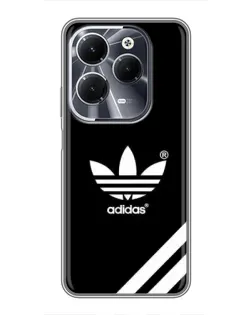 Чехол для Infinix Hot 40 с картинкой «Adidas с диагональными полосами»