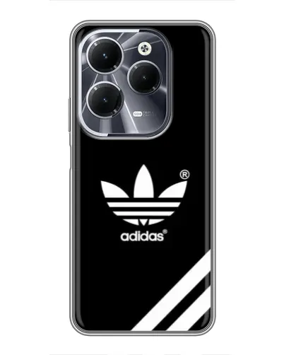 Чехол для Infinix Hot 40 с картинкой «Adidas с диагональными полосами»