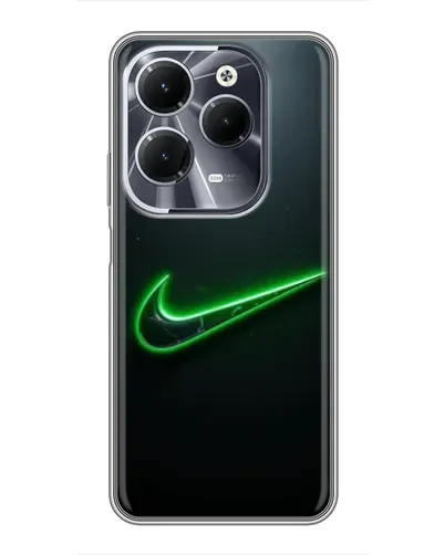 Чехол для Infinix Hot 40 с картинкой «Неоновый контур Nike» Чехол для Infinix Hot 40 с картинкой «Неоновый контур Nike»