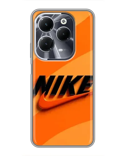 Чехол для Infinix Hot 40 с картинкой «Оранжевый драйв Nike» Чехол для Infinix Hot 40 с картинкой «Оранжевый драйв Nike»
