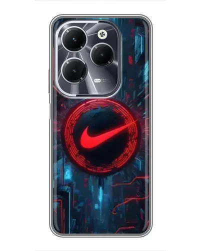 Чехол для Infinix Hot 40 с картинкой «Техногенный стиль Nike» Чехол для Infinix Hot 40 с картинкой «Техногенный стиль Nike»