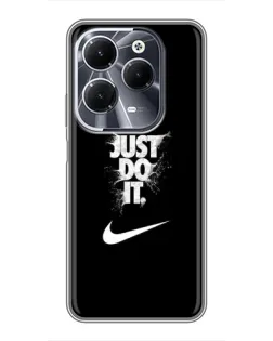 Чехол для Infinix Hot 40 с картинкой «Текстовый принт Nike» Чехол для Infinix Hot 40 с картинкой «Текстовый принт Nike»