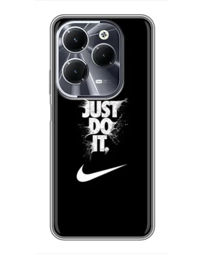 Чехол для Infinix Hot 40 с картинкой «Текстовый принт Nike» Чехол для Infinix Hot 40 с картинкой «Текстовый принт Nike»