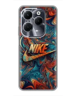 Чехол для Infinix Hot 40 с картинкой «Nike в абстракции» Чехол для Infinix Hot 40 с картинкой «Nike в абстракции»