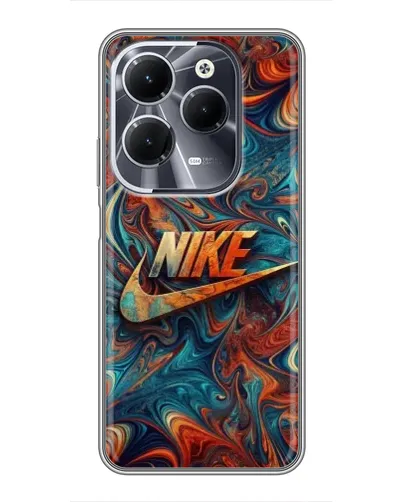 Чехол для Infinix Hot 40 с картинкой «Nike в абстракции» Чехол для Infinix Hot 40 с картинкой «Nike в абстракции»