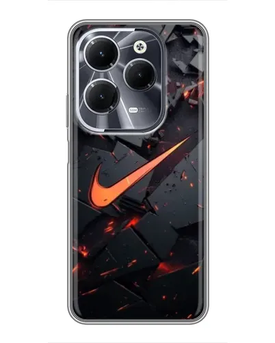 Чехол для Infinix Hot 40 с картинкой «Nike — эффект разломов» Чехол для Infinix Hot 40 с картинкой «Nike — эффект разломов»