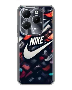 Чехол для Infinix Hot 40 с картинкой «Коллекция кроссовок Nike» Чехол для Infinix Hot 40 с картинкой «Коллекция кроссовок Nike»