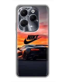 Чехол для Infinix Hot 40 с картинкой «Nike и суперкар» Чехол для Infinix Hot 40 с картинкой «Nike и суперкар»