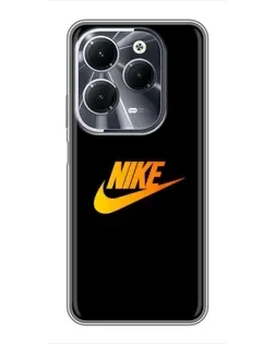 Чехол для Infinix Hot 40 с картинкой «Золотой логотип Nike» Чехол для Infinix Hot 40 с картинкой «Золотой логотип Nike»