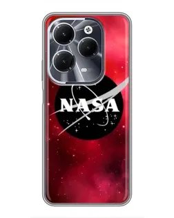 Чохол для Infinix Hot 40 з картинкою «NASA — червона туманність»