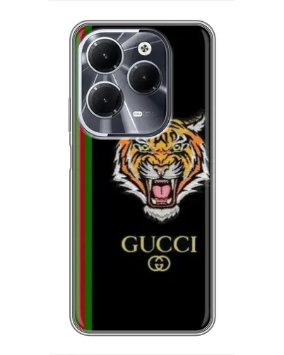 Чехол для Infinix Hot 40 с картинкой «Тигр Gucci»