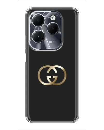 Чехол для Infinix Hot 40 с картинкой «Минимализм Gucci»