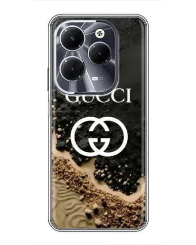 Чехол для Infinix Hot 40 с картинкой «Gucci — песчаные дюны»