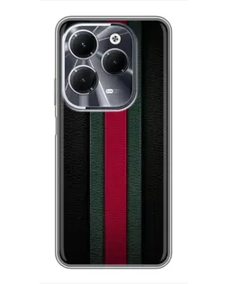 Чехол для Infinix Hot 40 с картинкой «Gucci — неоновая линия»