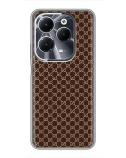 Чехол для Infinix Hot 40 с картинкой «Gucci — шоколадная сетка»
