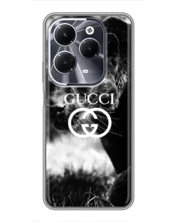 Чехол для Infinix Hot 40 с картинкой «Gucci — дикая природа»