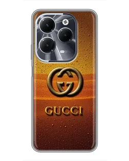 Чехол для Infinix Hot 40 с картинкой «Gucci — солнечный градиент»