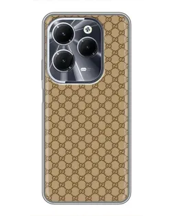 Чехол для Infinix Hot 40 с картинкой «Gucci — классический беж»