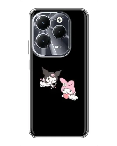 Чехол для Infinix Hot 40 с картинкой «My Melody и Kuromi» Чехол для Infinix Hot 40 с картинкой «My Melody и Kuromi»