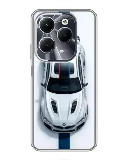 Чехол для Infinix Hot 40 с картинкой «Вид сверху — BMW M» Чехол для Infinix Hot 40 с картинкой «Вид сверху — BMW M»