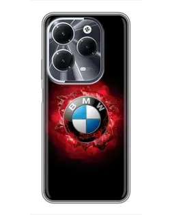 Чехол для Infinix Hot 40 с картинкой «Логотип BMW — вспышка» Чехол для Infinix Hot 40 с картинкой «Логотип BMW — вспышка»