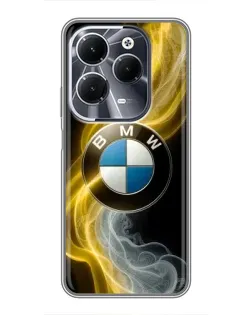 Чехол для Infinix Hot 40 с картинкой «Золотистый дым BMW» Чехол для Infinix Hot 40 с картинкой «Золотистый дым BMW»