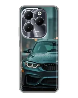 Чехол для Infinix Hot 40 с картинкой «BMW в огнях города» Чехол для Infinix Hot 40 с картинкой «BMW в огнях города»