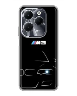 Чехол для Infinix Hot 40 с картинкой «Минималистичный принт BMW M3» Чехол для Infinix Hot 40 с картинкой «Минималистичный принт BMW M3»