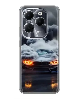 Чехол для Infinix Hot 40 с картинкой «BMW в дыму» Чехол для Infinix Hot 40 с картинкой «BMW в дыму»