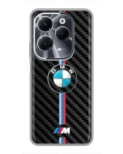 Чехол для Infinix Hot 40 с картинкой «Эмблема BMW и карбон» Чехол для Infinix Hot 40 с картинкой «Эмблема BMW и карбон»