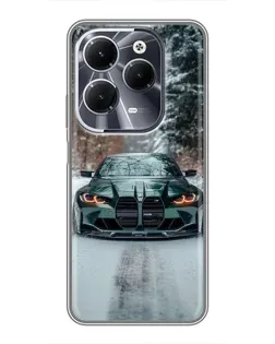 Чехол для Infinix Hot 40 с картинкой «BMW в зимнем лесу» Чехол для Infinix Hot 40 с картинкой «BMW в зимнем лесу»