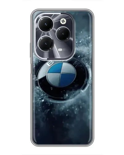 Чехол для Infinix Hot 40 с картинкой «Логотип BMW — лед» Чехол для Infinix Hot 40 с картинкой «Логотип BMW — лед»