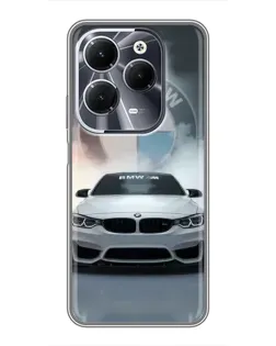 Чехол для Infinix Hot 40 с картинкой «BMW в белом дыму» Чехол для Infinix Hot 40 с картинкой «BMW в белом дыму»