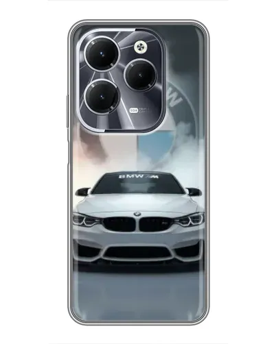 Чехол для Infinix Hot 40 с картинкой «BMW в белом дыму» Чехол для Infinix Hot 40 с картинкой «BMW в белом дыму»