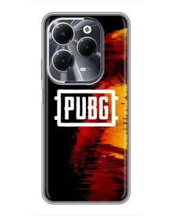 Чохол для Infinix Hot 40 з картинкою «Яскравий логотип PUBG»