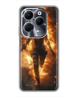 Чехол для Infinix Hot 40 с картинкой «BMW — скорость в дожде» Чехол для Infinix Hot 40 с картинкой «BMW — скорость в дожде»