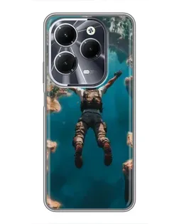 Чехол для Infinix Hot 40 с картинкой «PUBG — свободное падение» Чехол для Infinix Hot 40 с картинкой «PUBG — свободное падение»