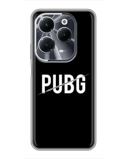Чехол для Infinix Hot 40 с картинкой «PUBG — белый логотип» Чехол для Infinix Hot 40 с картинкой «PUBG — белый логотип»