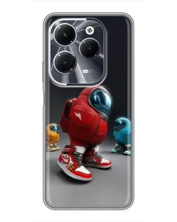 Чехол для Infinix Hot 40 с картинкой «Among Us — 3D стиль» Чехол для Infinix Hot 40 с картинкой «Among Us — 3D стиль»