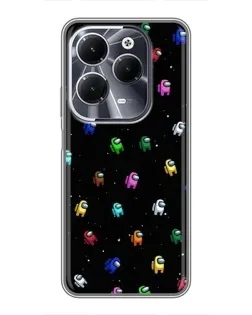 Чехол для Infinix Hot 40 с картинкой «Экипаж Among Us» Чехол для Infinix Hot 40 с картинкой «Экипаж Among Us»