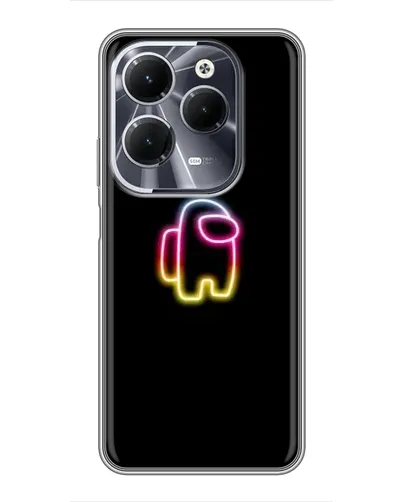 Чехол для Infinix Hot 40 с картинкой «Among Us градиент»