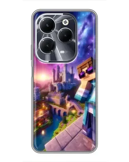 Чохол для Infinix Hot 40 з картинкою «Стів та космос»