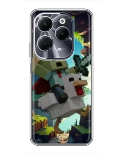 Чохол для Infinix Hot 40 з картинкою «Стів та гусь»