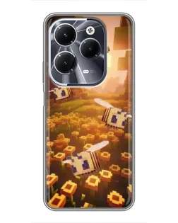 Чохол для Infinix Hot 40 з картинкою «Поле соняшників»
