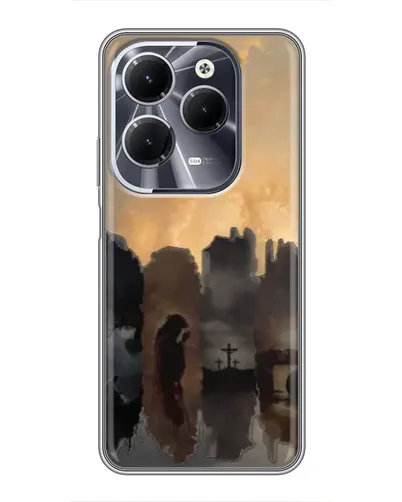 Чехол для Infinix Hot 40 с картинкой «Дорога к вере»